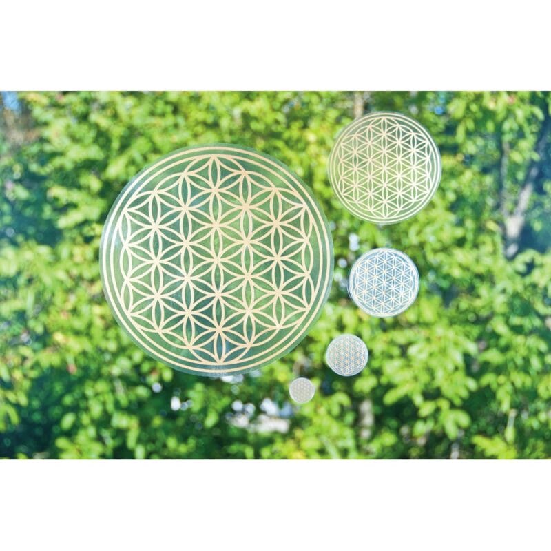 Levensbloem sticker 13,5 cm