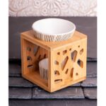 Aromalamp bamboe keramiek