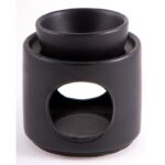 Aromalamp zwart keramiek