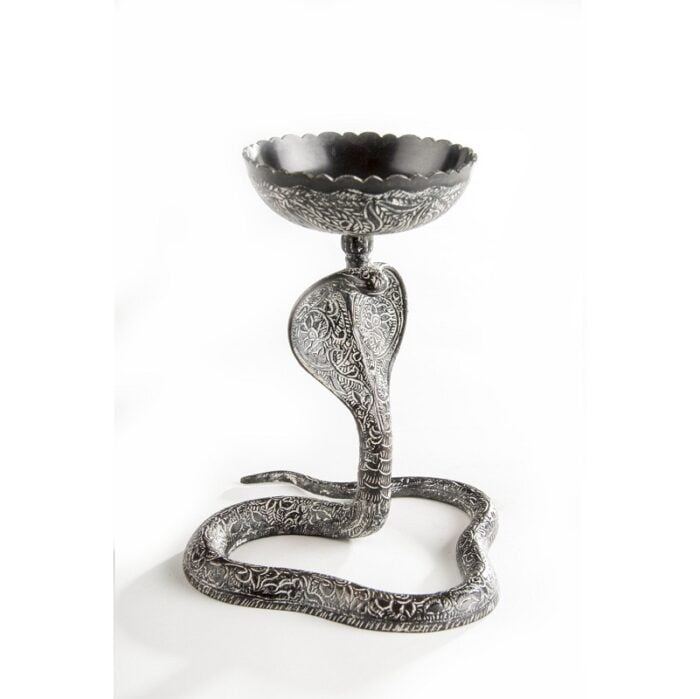 Cobra wierookbrander messing gegraveerd