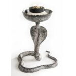 Cobra wierookbrander messing gegraveerd