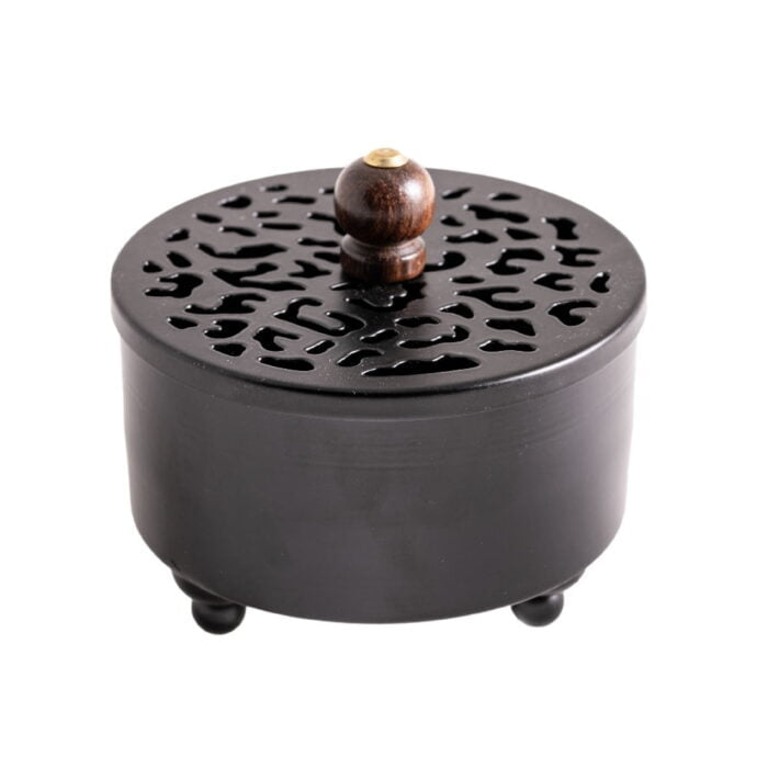 Devi wierookbrander met deksel