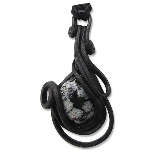 Hanger met obsidiaan