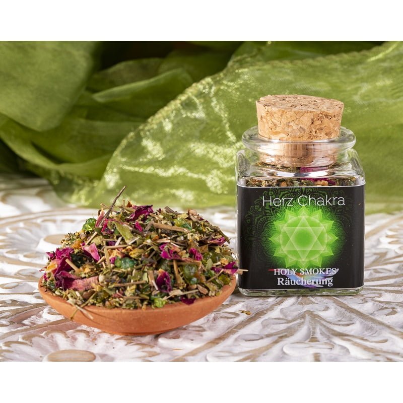 Hart Chakra kruiden en houtsoorten