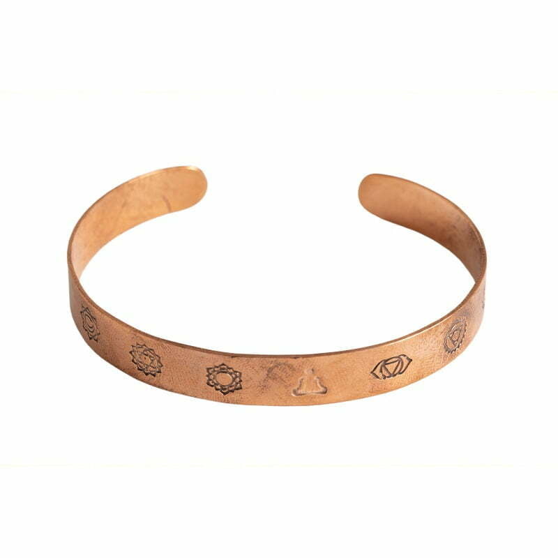 Koperen armband met chakra