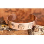 Koperen armband met levensboom