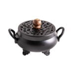 Leila wierookbrander met deksel