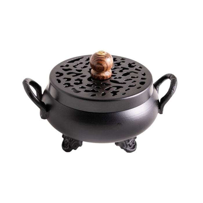 Leila wierookbrander met deksel