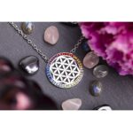 Levensbloem in chakra wiel