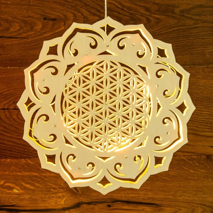 Lichtobject levensbloem Lichtobject levensbloem