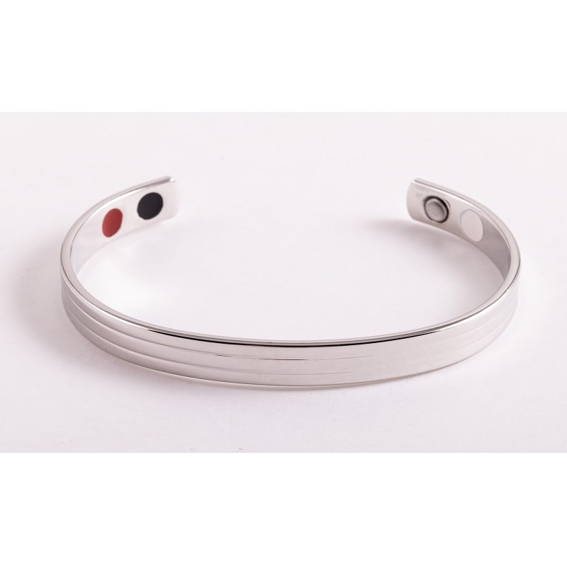 Magneet armband Elegance 4-in-1 koper verzilverd