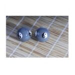 Qi Gong ballen yin yang grijs