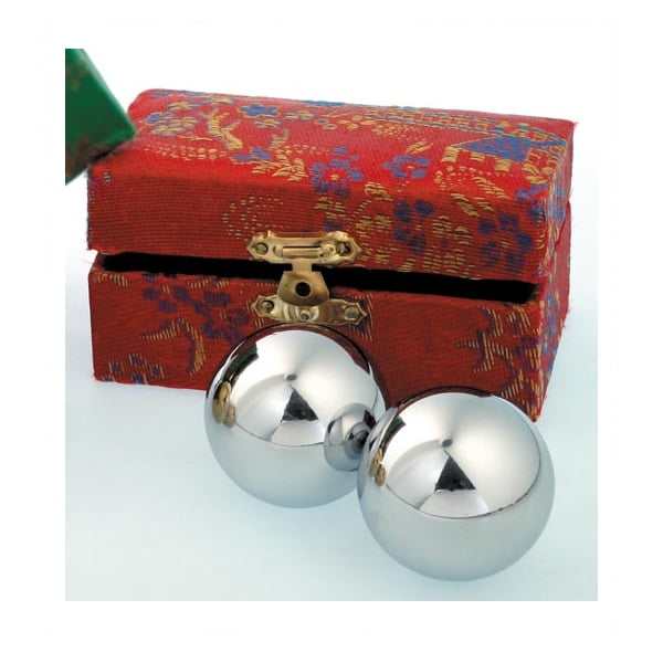 Qi Gong ballen zilverkleur
