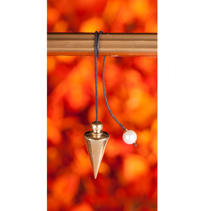 Schroef pendel messing 35 mm