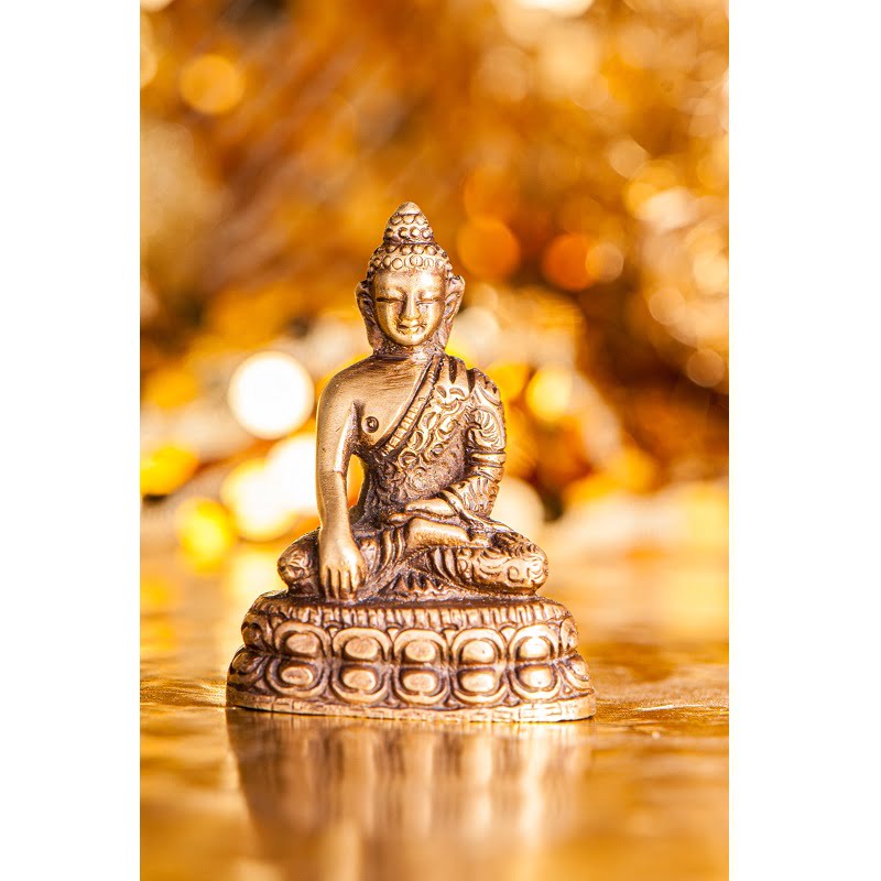 Sakyamuni boeddha messing 5