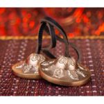 Tibetaanse cimbalen met 8 gelukssymbolen