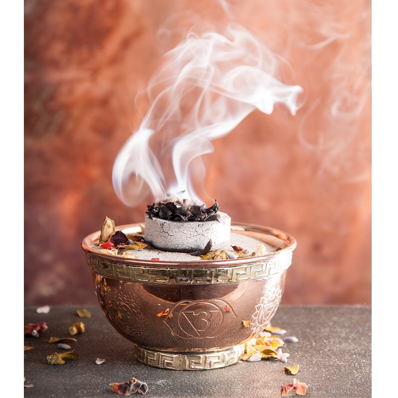 Wierookbrander chakra schaal