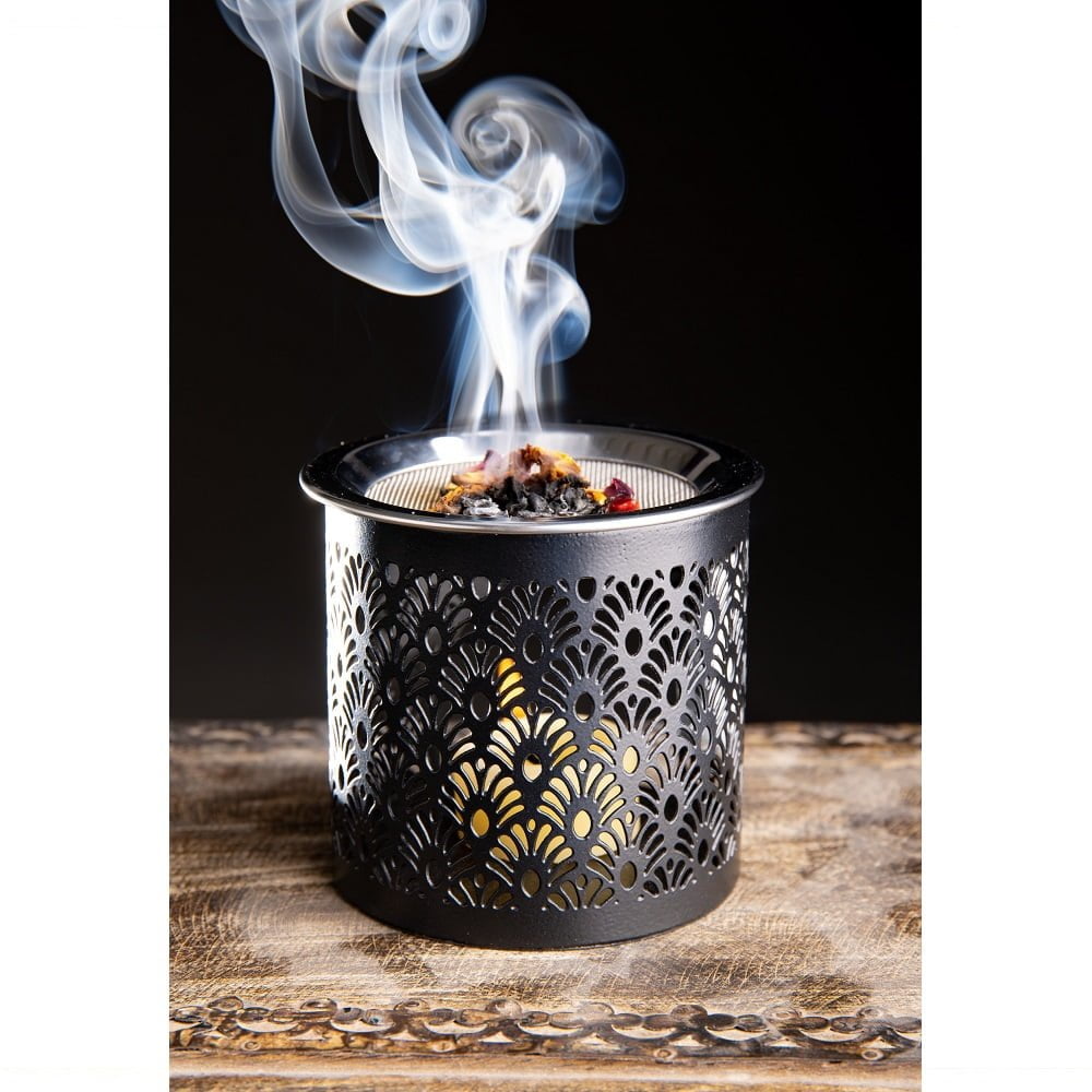 Wierookbrander met zeef Ornament