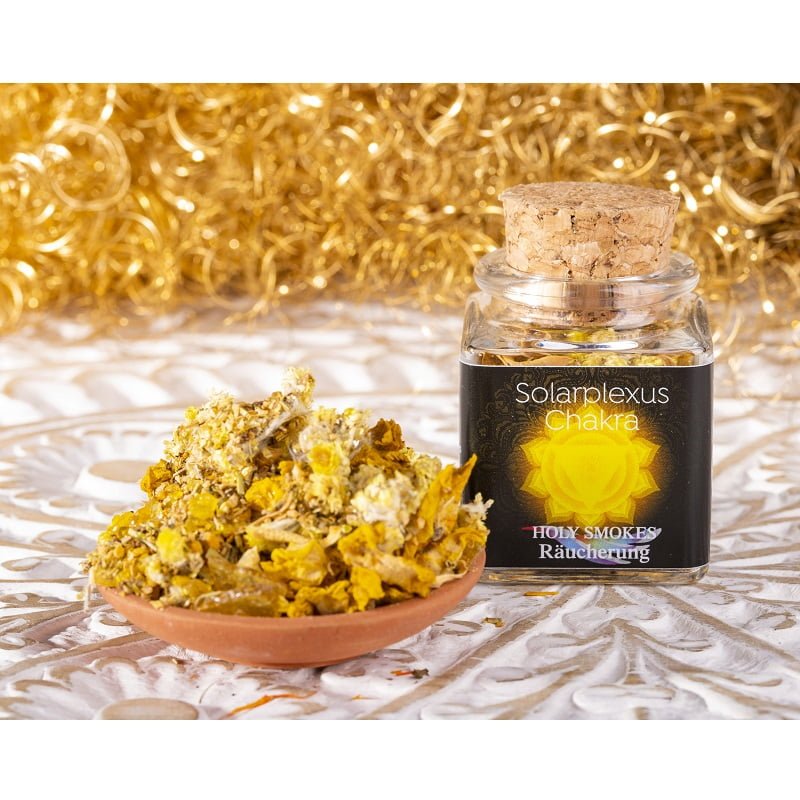 Zonnevlecht Chakra kruiden en houtsoorten