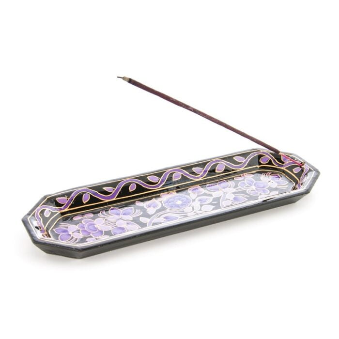 Wierookhouder bootje lavendel