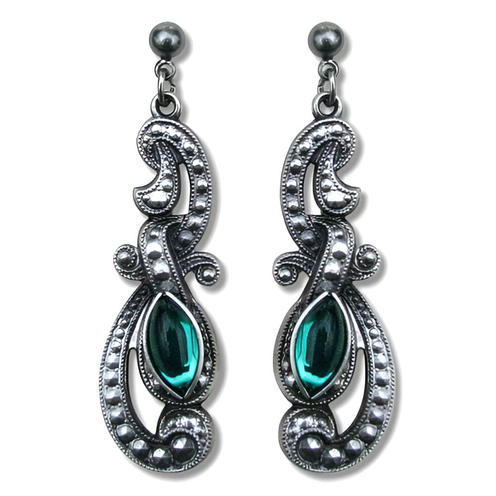 Adalie oorbellen groen