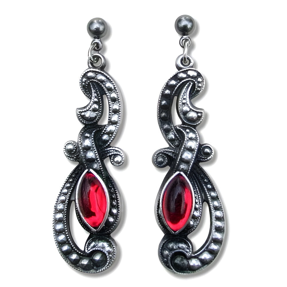 Adalie oorbellen rood