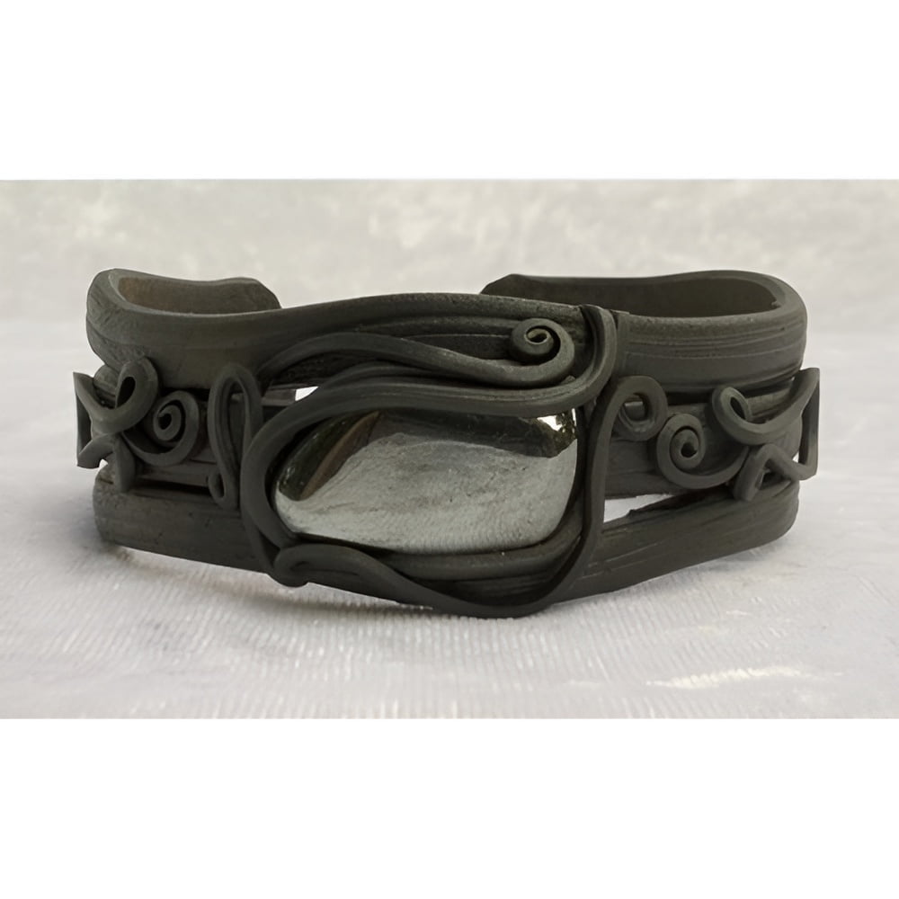 Armband met hematiet
