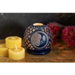 Bol theelichtje blauwe maan