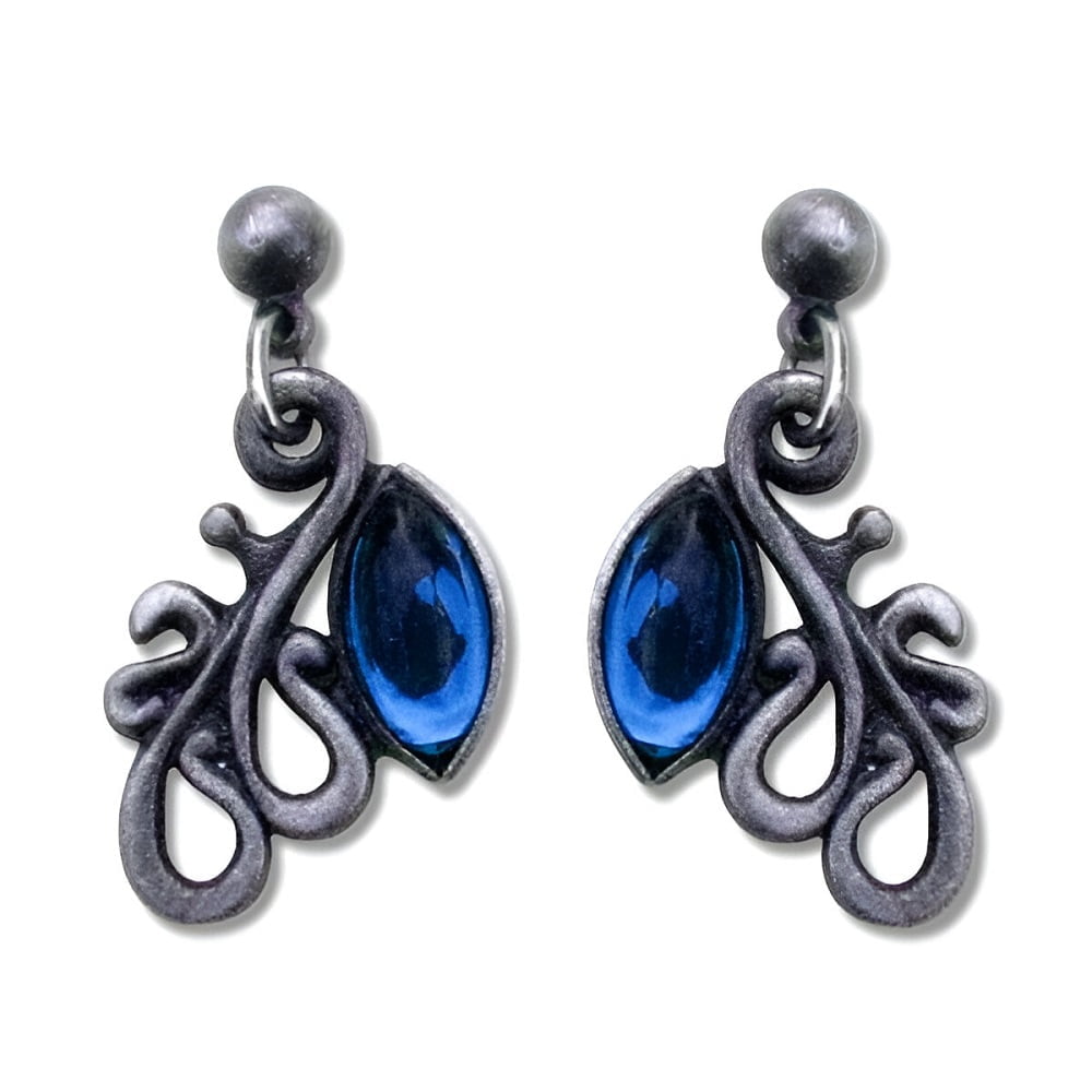 Camile oorbellen blauw