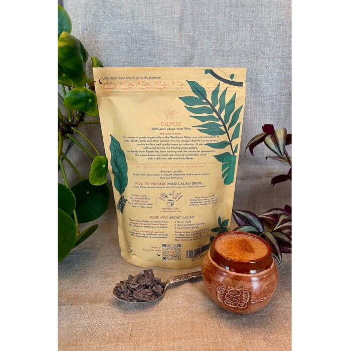 Cusco pure cacao uit Peru 450 gram
