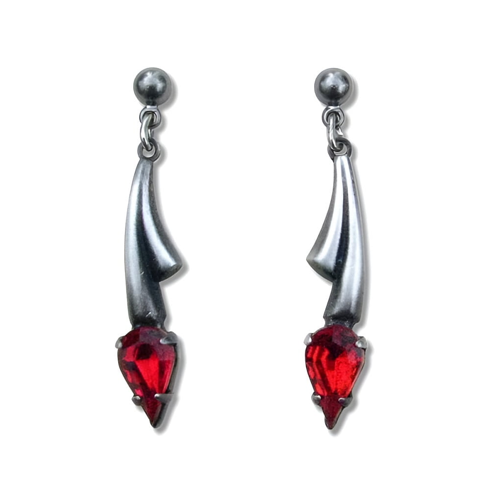 Elise oorbellen rood