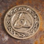 Magische munt keltische knoop