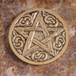 Magische munt pentagram