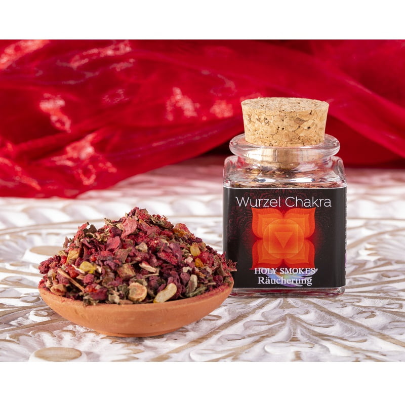 Wortel Chakra kruiden en houtsoorten