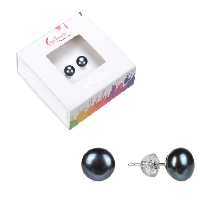 Oorbellen Zwarte Parel Oorbellen Zwarte Parel