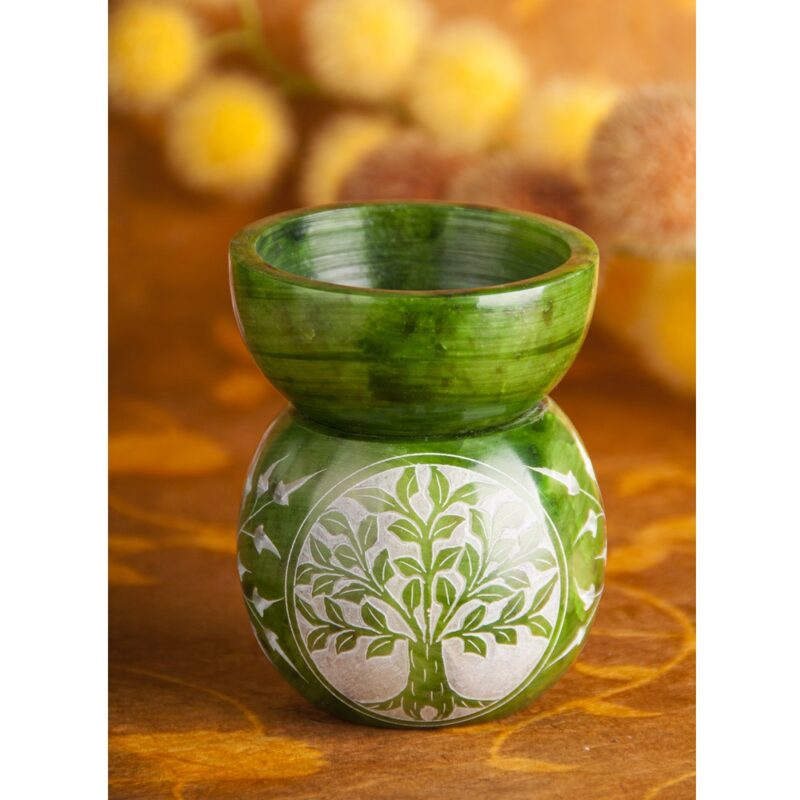 Aromalamp Levensboom bol groen