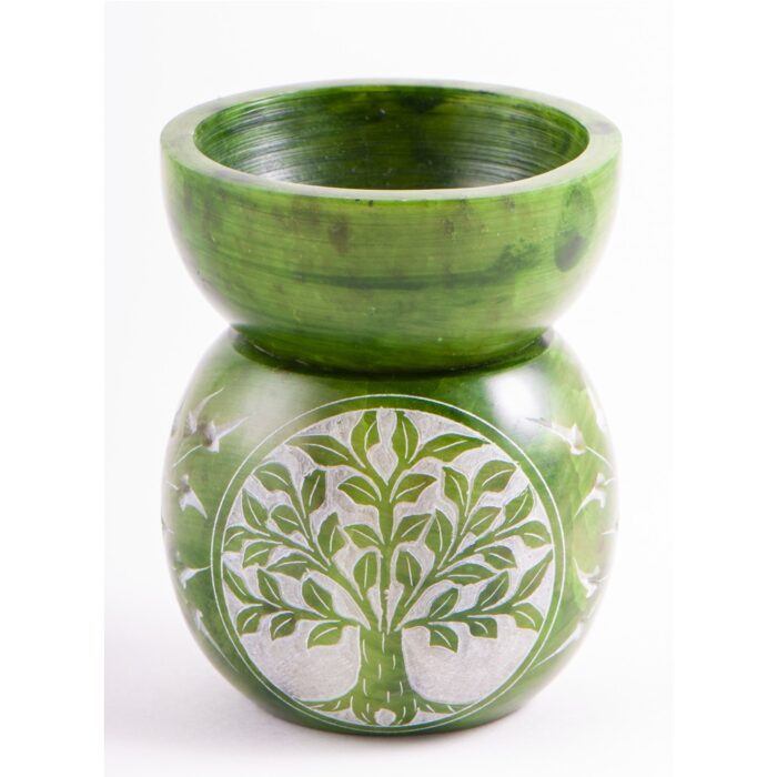 Aromalamp Levensboom bol groen2 Aromalamp Levensboom bol groen2