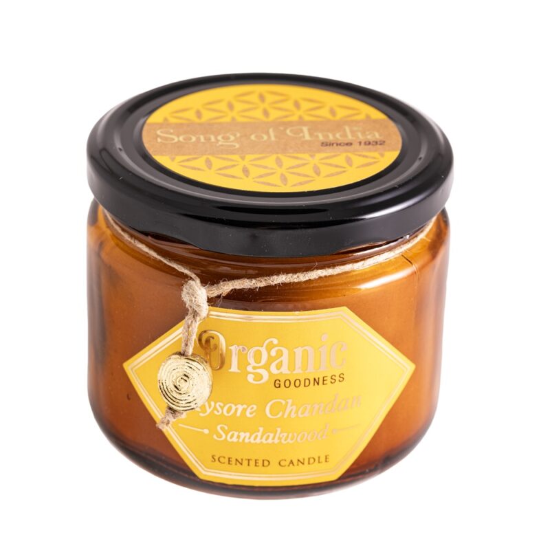 Biologische Sojawaskaars sandelhout