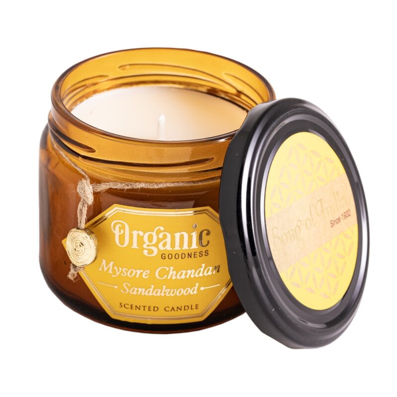 Biologische Sojawaskaars sandelhout2