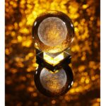 Levensbloem bol kristal klein