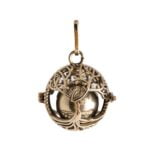 Levensboom klankbol messing2