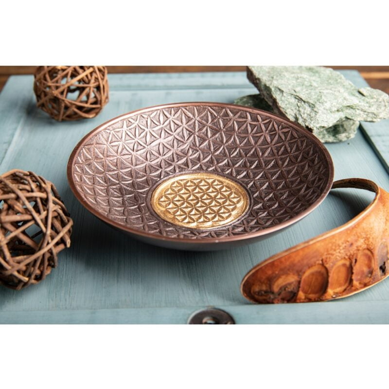 Wierookbrander schaal levensbloem