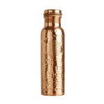 Koperen drinkfles levensbloem groot