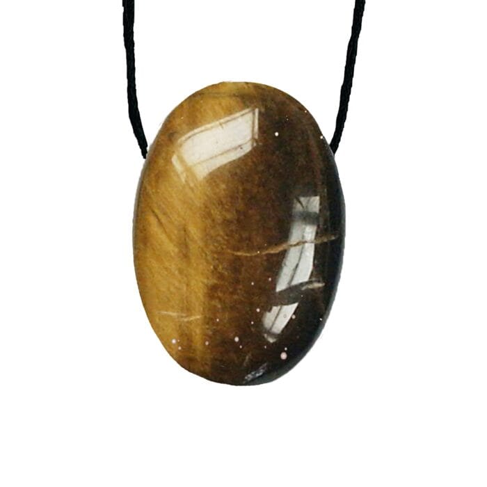 Leeuw geluksteen met Tijgeroog