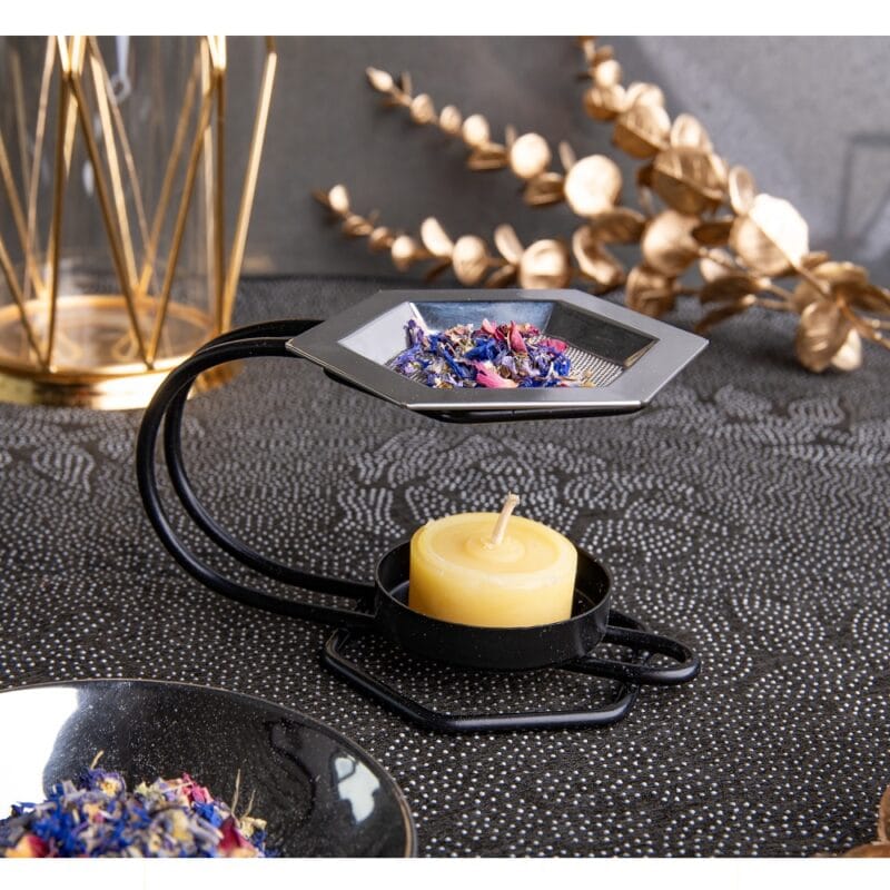 Wierookbrander met zeef Chloe