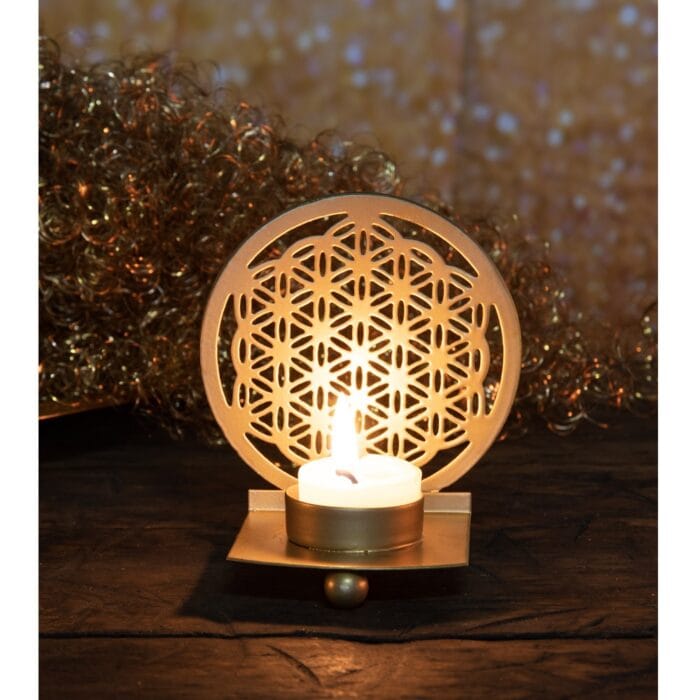 Oriëntaalse theelichthouder Levensbloem