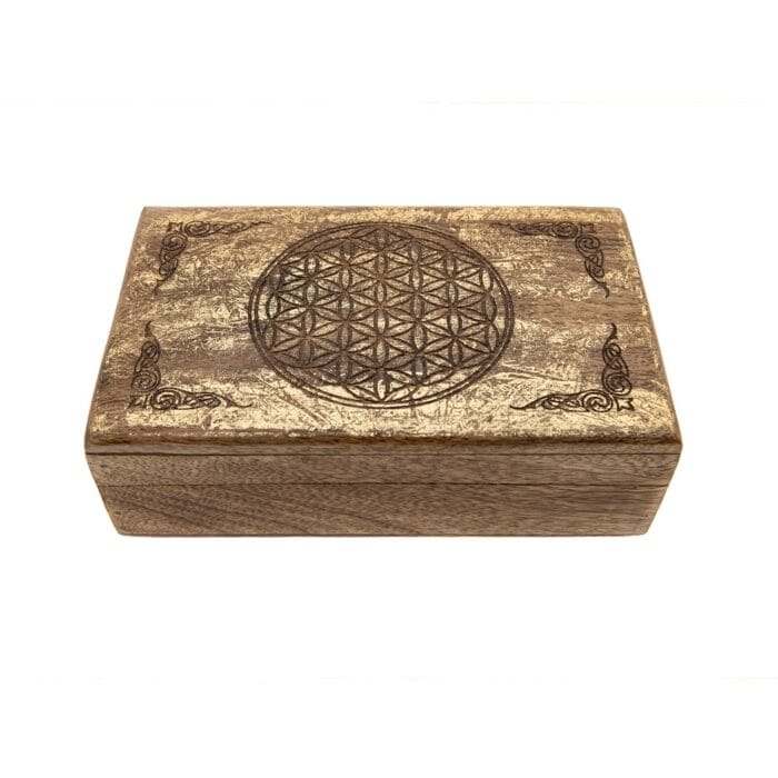 Levensbloem houten box