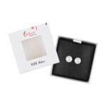 Oorbellen Bergkristal 6 mm2