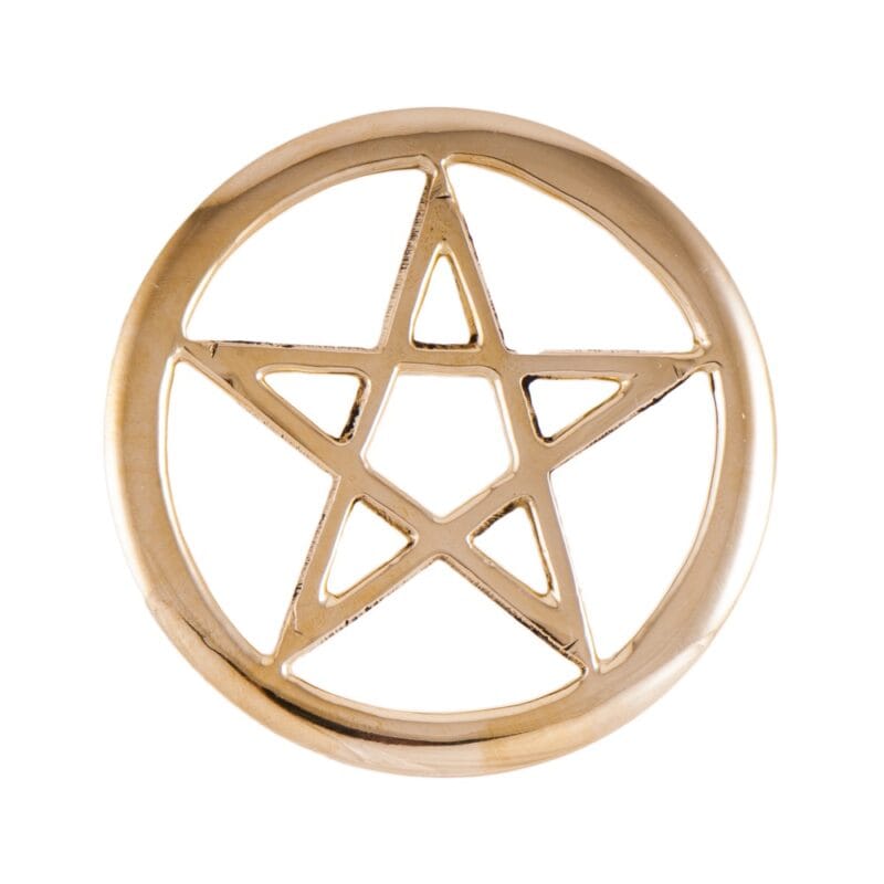 Pentagram Messing klein