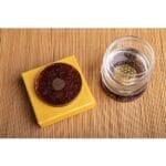 Orgonite onderzetter Granaat